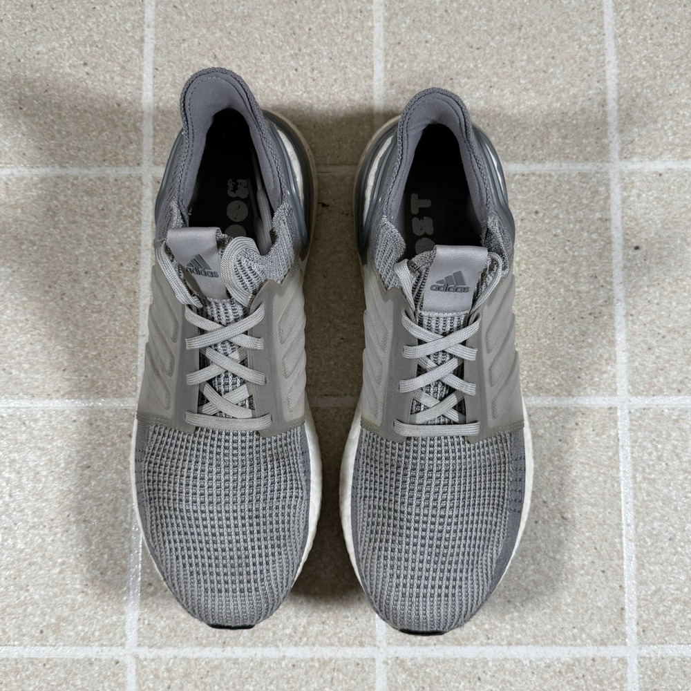 Adidas UltraBoost 19 Shoes Men's Size 11 Triple Grey Athletic Running G54010 - Picture 3 of 8
